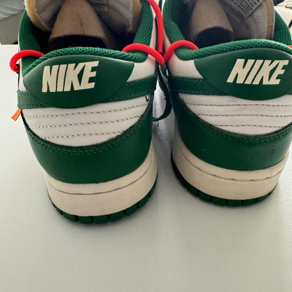 Used Off-White Off White x Nike Dunk LowGreen White - Picture 8 of 10